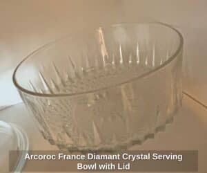 Arcoroc-France-Diamant-Crystal-Serving-Bowl-with-Lid