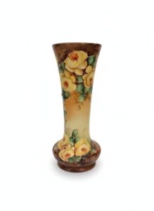 Art-Nouveau-Ceramic-Vase-with-Roses