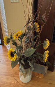 Artificial-Sunflower-and-Wheat-Centerpiece-in-Ceramic-Vase