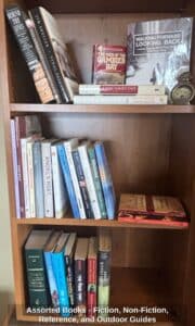 Assorted-Books-Fiction-Non-Fiction-Reference-and-Outdoor-Guides