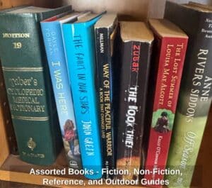 Assorted-Books-Fiction-Non-Fiction-Reference-and-Outdoor-Guides-second-image