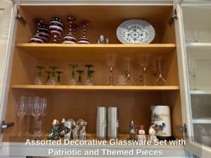 Assorted-Decorative-Glassware-Set-with-Patriotic-and-Themed-Pieces
