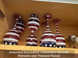Assorted-Decorative-Glassware-Set-with-Patriotic-and-Themed-Pieces-fourth-image