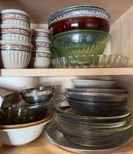 Assorted-Glassware-including-Depression-Glass-and-Pressed-Glass-Bowls-Ceramic-Bowls-second-image