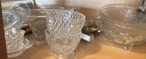 Assorted-Glassware-including-Depression-Glass-and-Pressed-Glass-Bowls-Ceramic-Bowls-third-image