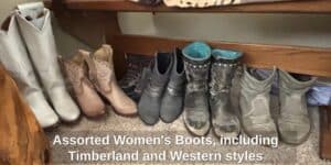 Assorted-Womens-Boots-including-Timberland-and-Western-styles-second-image