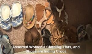 Assorted-Womens-Clothing-Hats-and-Shoes-including-Crocs-third-image