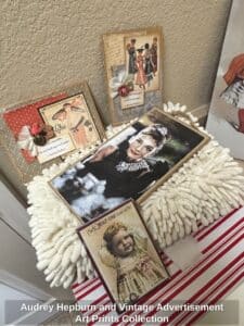 Audrey-Hepburn-and-Vintage-Advertisement-Art-Prints-Collection