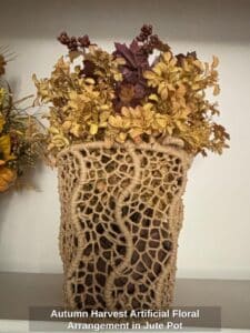 Autumn-Harvest-Artificial-Floral-Arrangement-in-Jute-Pot