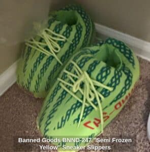 Banned-Goods-BNND-Semi-Frozen-Yellow-Sneaker-Slippers