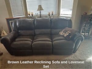 Brown-Leather-Reclining-Sofa-and-Loveseat-Set-second-image