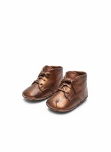 Carnival-Glass-Bowl-with-Bronzed-Baby-Shoes-fifth-image