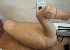 Carved-Wooden-Duck-Decoy