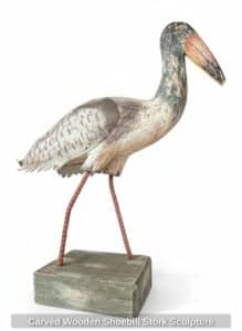 Carved-Wooden-Shoebill-Stork-Sculpture