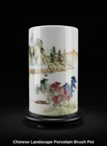 Chinese-Landscape-Porcelain-Brush-Pot