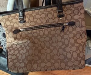 Coach-Signature-Tote-Bag-and-Vera-Bradley-Tote-Bag