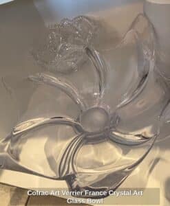 Cofrac-Art-Verrier-France-Crystal-Art-Glass-Bowl