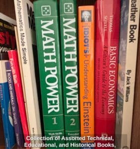 Collection-of-Assorted-Technical-Educational-and-Historical-Books-including-The-World-Book-of-Math-Power-second-image
