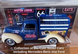 Collection-of-Die-Cast-Model-Cars-including-Mercedes-Benz-and-Ford