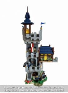 Custom-Lego-Autumn-or-Halloween-Diorama-with-Lego-Icons-Autumn-Cottage-Garden-Set-fifth-image