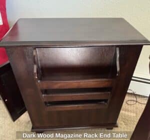 Dark-Wood-Magazine-Rack-End-Table