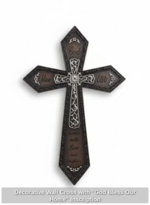 Decorative-Wall-Cross-with-God-Bless-Our-Home-Inscription