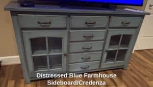 Distressed-Blue-Farmhouse-Sideboard-or-Credenza