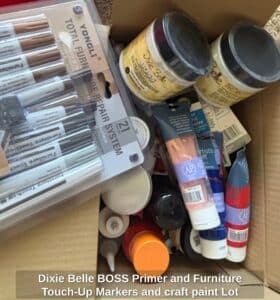 Dixie-Belle-BOSS-Primer-and-Furniture-Touch-Up-Markers-and-craft-paint-Lot