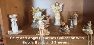 Fairy-and-Angel-Figurines-Collection-with-Boyds-Bears-and-Snowman