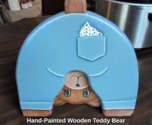 Hand-Painted-Wooden-Teddy-Bear
