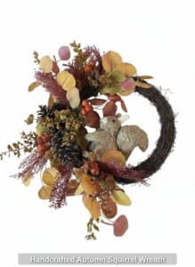 Handcrafted-Autumn-Squirrel-Wreath