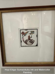 Hopi-Edgar-Sumatzkuku-Ink-and-Watercolor-Painting