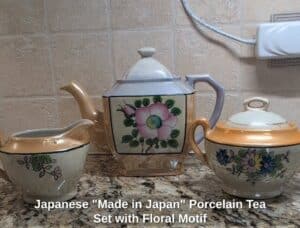 Japanese-Made-in-Japan-Porcelain-Tea-Set-with-Floral-Motif-second-image