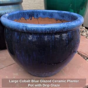 Large-Cobalt-Blue-Glazed-Ceramic-Planter-Pot-with-Drip-Glaze
