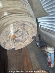 Large-Marbled-Ceramic-Planter-Pot-second-image