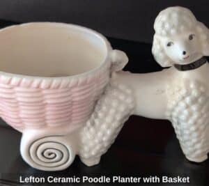 Lefton-Ceramic-Poodle-Planter-with-Basket-second-image