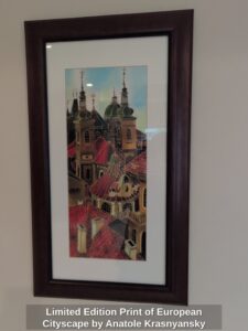 Limited-Edition-Print-of-European-Cityscape-by-Anatole-Krasnyansky