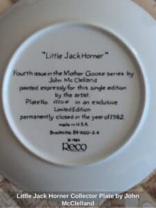 Little-Jack-Horner-Collector-Plate-by-John-McClelland-second-image