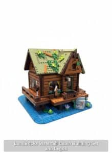 LumiBricks-Waterfall-Cabin-Building-Set-and-Legos-fifth-image