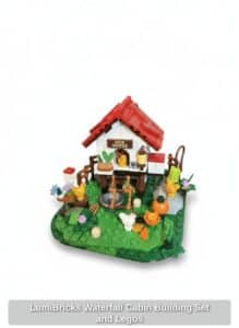 LumiBricks-Waterfall-Cabin-Building-Set-and-Legos-second-image