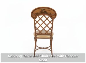 Mahjong-Table-and-Chairs-Set-with-Rooster-Motif-third-image