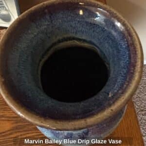 Marvin-Bailey-Blue-Drip-Glaze-Vase-second-image