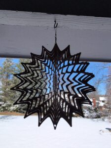 Metal-Kinetic-Wind-Spinner-Starburst-or-Snowflake-Design