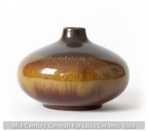 Mid-Century-German-Fat-Lava-Ceramic-Vase