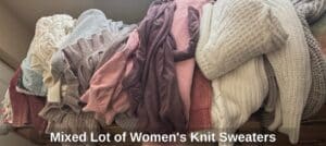 Mixed-Lot-of-Womens-Knit-Sweaters