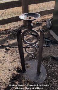 Modern-Metal-Garden-Bird-Bath-with-Abstract-Sculptural-Base