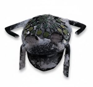 Mosaic-Frog-Garden-Statue-second-image