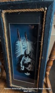 Native-American-Style-Feathered-Horse-Head-Wall-Art