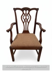 Niagara-Furniture-Mahogany-Chippendale-Armchair