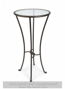 Pier-Imports-Knot-Wrought-Iron-and-Glass-Top-Accent-Table